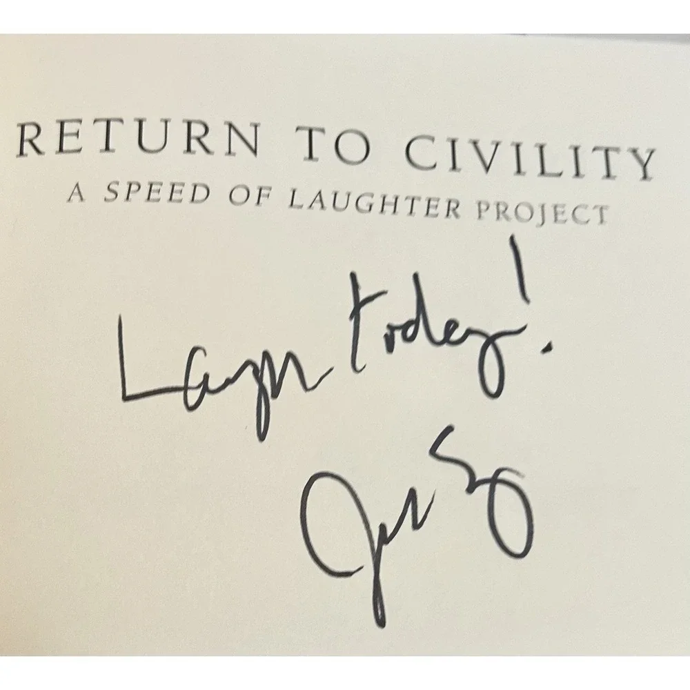 Return to Civility : A Speed of Laughter Project by John Sweeney - Signed Copy
